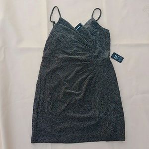 Express Metallic Mini Cami Dress, Size L